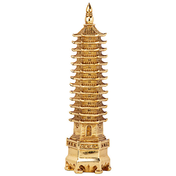 Campania International, Inc Pagoda Statue & Reviews Wayfair